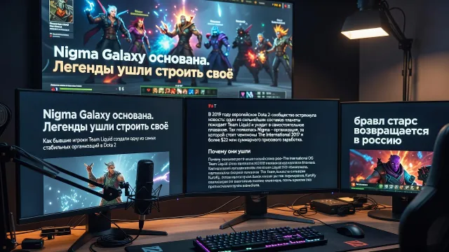 Nigma Galaxy основана. Легенды ушли строить своё