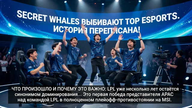 Secret Whales выбивают Top Esports. История переписана!